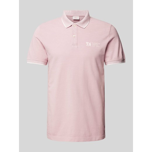Koszulka polo o kroju regular fit z nadrukiem z logo ze sklepu Peek&Cloppenburg  w kategorii T-shirty męskie - zdjęcie 172372235