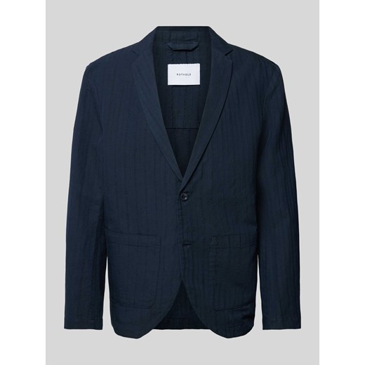 Żakiet o kroju regular fit ze wzorem w paski model ‘Workwear’ ze sklepu Peek&Cloppenburg  w kategorii Marynarki męskie - zdjęcie 172372338