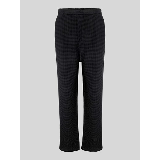 Spodnie materiałowe o kroju relaxed fit z fakturowanym wzorem ze sklepu Peek&Cloppenburg  w kategorii Spodnie męskie - zdjęcie 172372376