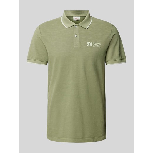 Koszulka polo o kroju regular fit z nadrukiem z logo ze sklepu Peek&Cloppenburg  w kategorii T-shirty męskie - zdjęcie 172372437