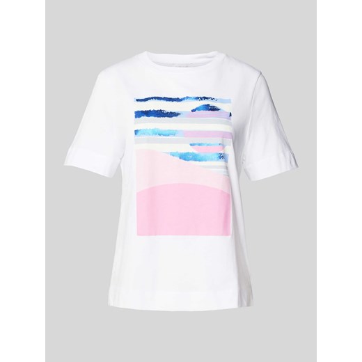 T-shirt z nadrukowanym motywem ze sklepu Peek&Cloppenburg  w kategorii Bluzki damskie - zdjęcie 172372517