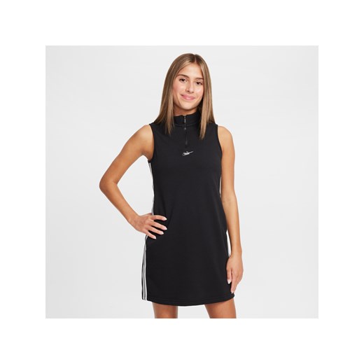Dziewczęca sukienka Nike Sportswear - Czerń ze sklepu Nike poland w kategorii Sukienki - zdjęcie 172372557