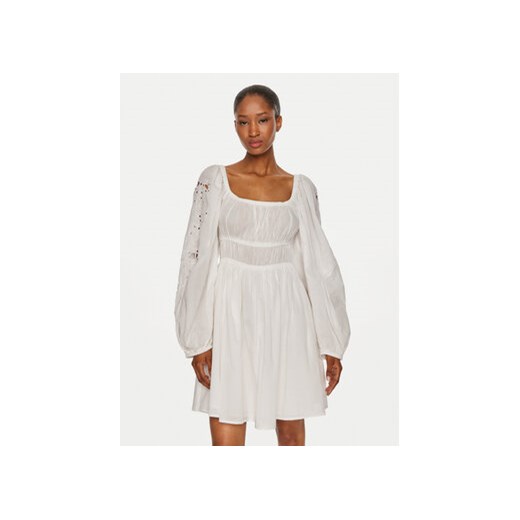 Pinko Sukienka letnia Fandango 103731 A1XP Biały Regular Fit ze sklepu MODIVO w kategorii Sukienki - zdjęcie 172372866