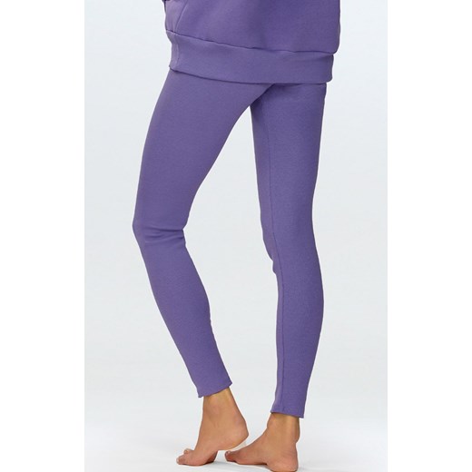 Legginsy prążkowane damskie fioletowe Oseye, Kolor fioletowy, Rozmiar S, DKaren ze sklepu Primodo w kategorii Spodnie damskie - zdjęcie 172372925