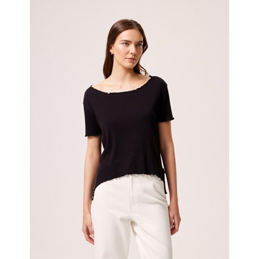 Koszulka SERAN Czarny XS ze sklepu Diverse w kategorii Bluzki damskie - zdjęcie 172373226