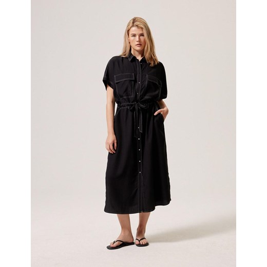 Sukienka LANTADO Czarny XS ze sklepu Diverse w kategorii Sukienki - zdjęcie 172373318