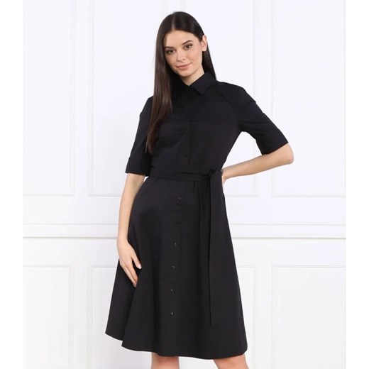 Ralph Lauren sukienka mini czarna z krótkim rękawem
