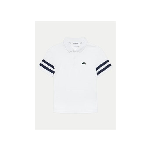 Lacoste Polo DJ7435 Biały Regular Fit ze sklepu MODIVO w kategorii T-shirty chłopięce - zdjęcie 172374908