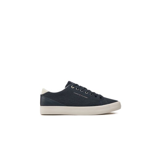 Tommy Hilfiger Tenisówki Th Hi Vulc Low Summer Cvs FM0FM05056 Granatowy ze sklepu MODIVO w kategorii Trampki męskie - zdjęcie 172375046