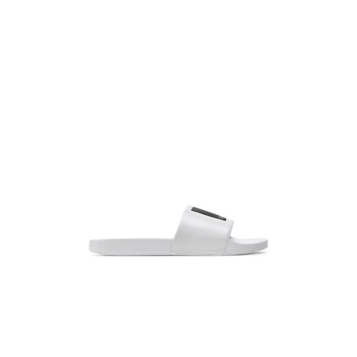 Calvin Klein Klapki Pool Slide Hf Logo HM0HM01466 Biały ze sklepu MODIVO w kategorii Klapki męskie - zdjęcie 172375048
