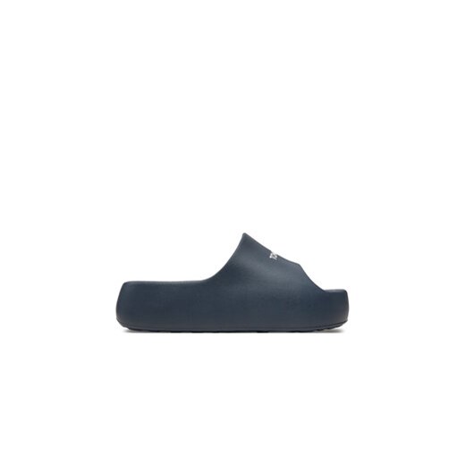 Tommy Jeans Klapki Tjw Chunky Flatform Slide EN0EN02454 Granatowy ze sklepu MODIVO w kategorii Klapki damskie - zdjęcie 172375168