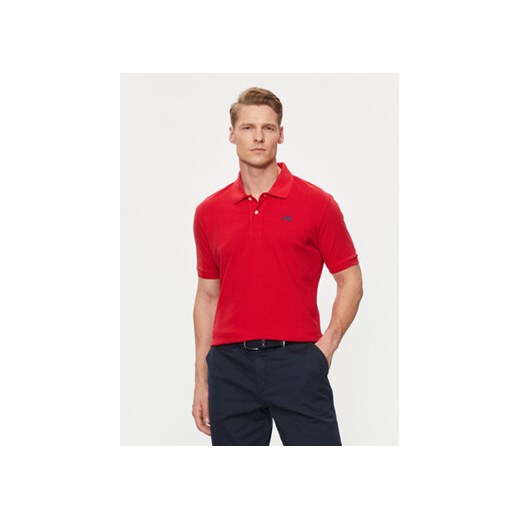 La Martina Polo BPMP01 PK031 Czerwony Regular Fit ze sklepu MODIVO w kategorii T-shirty męskie - zdjęcie 172375169