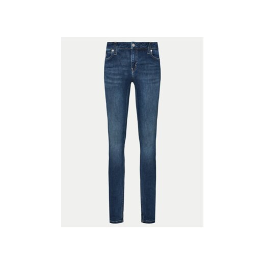 Calvin Klein Jeans Jeansy J20J214098 Granatowy Skinny Fit ze sklepu MODIVO w kategorii Jeansy damskie - zdjęcie 172375186