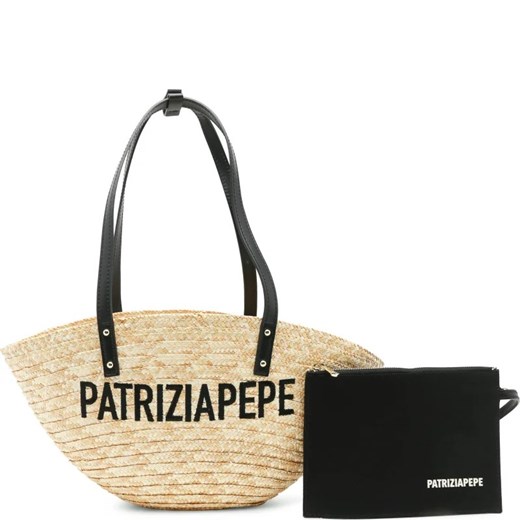 Patrizia Pepe Torba plażowa + saszetka Patrizia Pepe Uniwersalny Gomez Fashion Store