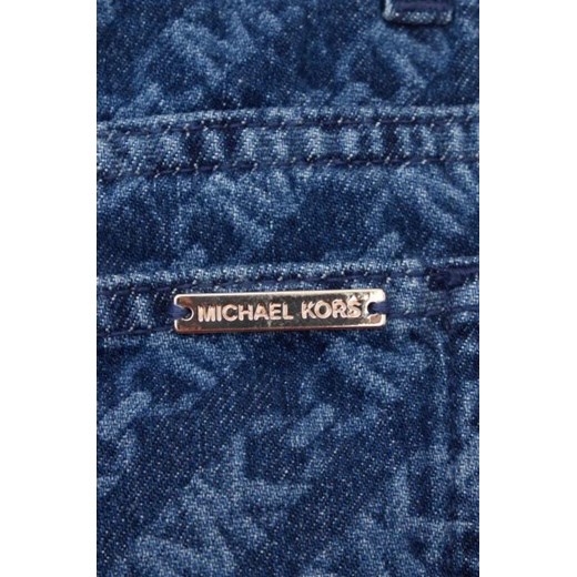 Spodenki dziewczęce Michael Kors Kids w nadruki jeansowe 