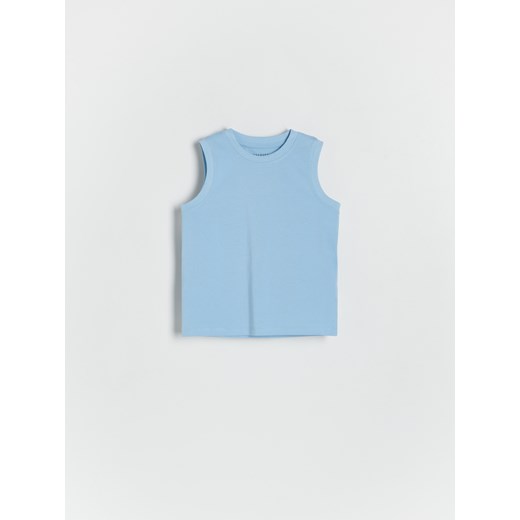 Reserved - T-shirt bez rękawów - niebieski ze sklepu Reserved w kategorii Koszulki niemowlęce - zdjęcie 172378188