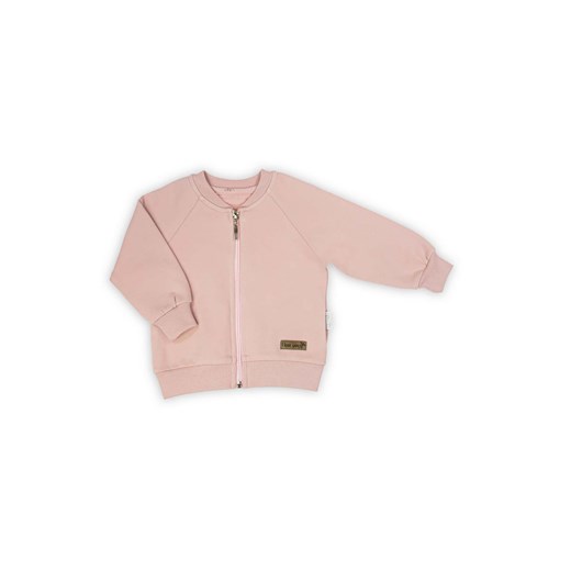 Różowa bluza dresowa rozpinana dla dziewczynki ze sklepu 5.10.15 w kategorii Bluzy dziewczęce - zdjęcie 172378809