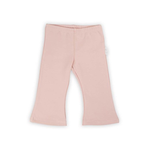 Bawełniane różowe spodnie dziewczęce typu dzwony ze sklepu 5.10.15 w kategorii Spodnie dziewczęce - zdjęcie 172378876