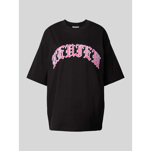 T-shirt o kroju oversized z wyhaftowanym logo ze sklepu Peek&Cloppenburg  w kategorii T-shirty męskie - zdjęcie 172379605