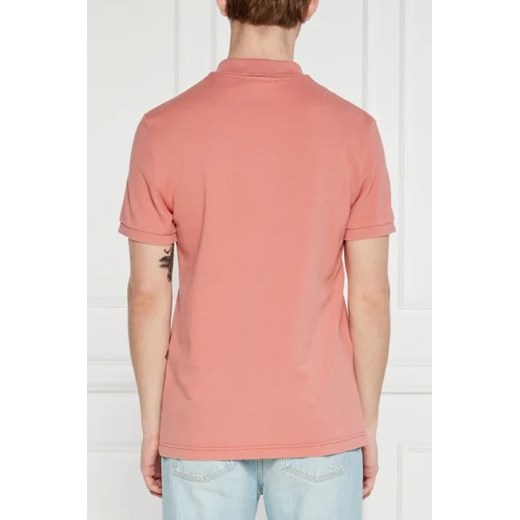 T-shirt męski Lacoste różowy z krótkimi rękawami 