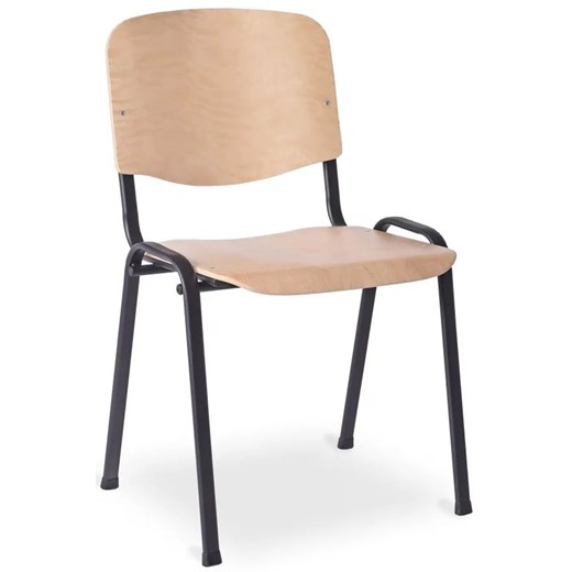 Drewniane krzesło konferencyjne - Miwa 3X ze sklepu Edinos.pl w kategorii Krzesła - zdjęcie 172381765