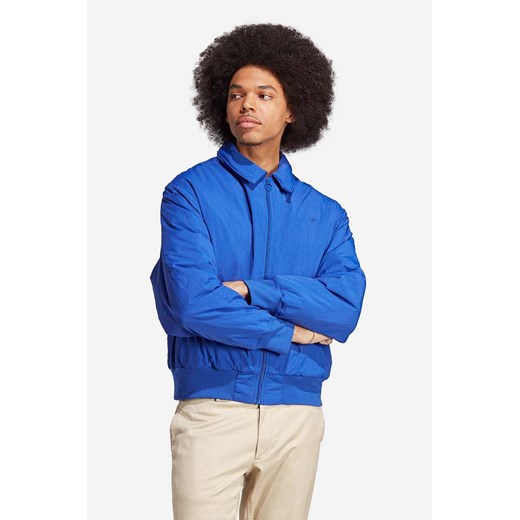 adidas Originals kurtka Premium Essentials Jacket męska kolor niebieski przejściowa HR2981-NIEBIESKI ze sklepu ANSWEAR.com w kategorii Kurtki męskie - zdjęcie 172382239