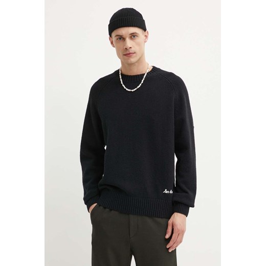 Les Deux sweter męski kolor czarny  LDM310125 ze sklepu ANSWEAR.com w kategorii Swetry męskie - zdjęcie 172382718