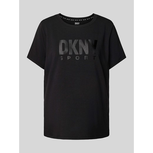 T-shirt z nadrukiem z logo ze sklepu Peek&Cloppenburg  w kategorii Bluzki damskie - zdjęcie 172382997