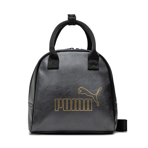 Torebka Puma Core Up Bowling Bag 791580 01 Puma Black/Metallic Puma one size okazja eobuwie.pl