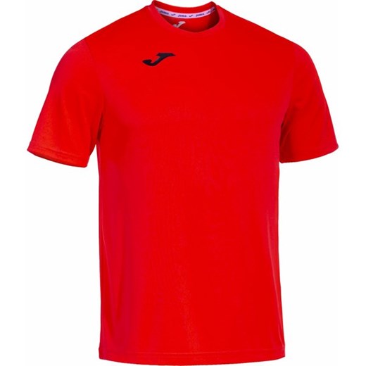 T-shirt męski czerwony Joma z krótkimi rękawami 
