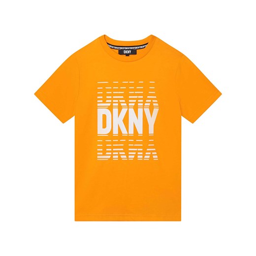 DKNY Koszulka w kolorze pomarańczowym ze sklepu Limango Polska w kategorii T-shirty chłopięce - zdjęcie 172383697