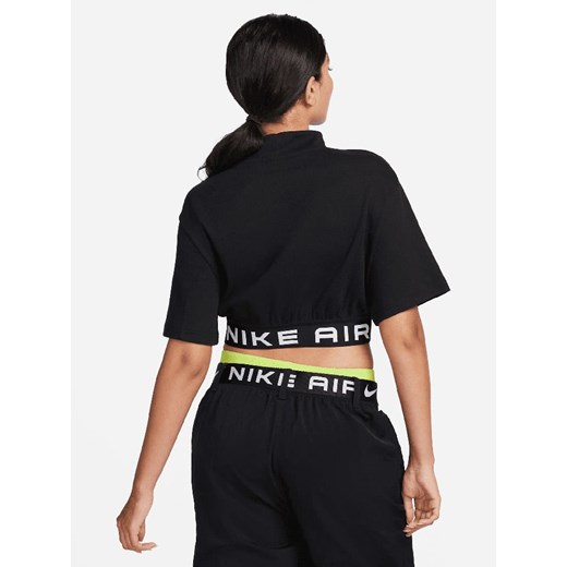 Bluzka damska Nike czarna sportowa z krótkim rękawem