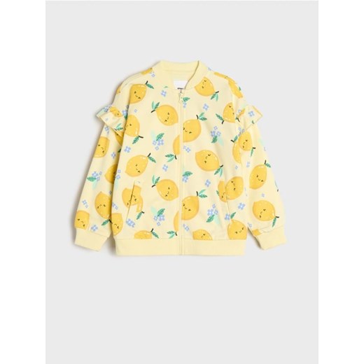 Sinsay - Bluza rozpinana - żółty ze sklepu Sinsay w kategorii Bluzki damskie - zdjęcie 172385815