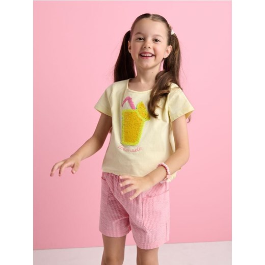 Sinsay - Koszulka - żółty ze sklepu Sinsay w kategorii Bluzki dziewczęce - zdjęcie 172385825
