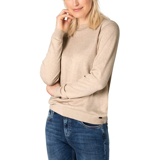Timezone Sweter w kolorze beżowym ze sklepu Limango Polska w kategorii Swetry damskie - zdjęcie 172389435