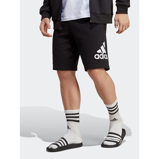 adidas Szorty dresowe w kolorze czarnym ze sklepu Limango Polska w kategorii Spodenki męskie - zdjęcie 172389588