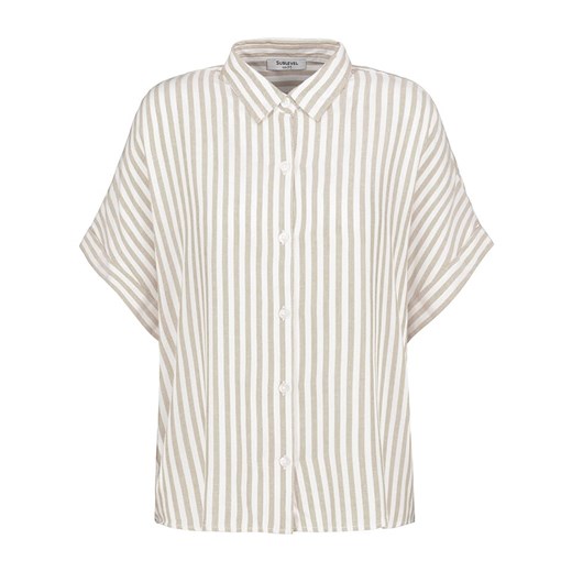 Sublevel Bluzka w kolorze beżowo-białym ze sklepu Limango Polska w kategorii Koszule damskie - zdjęcie 172389647