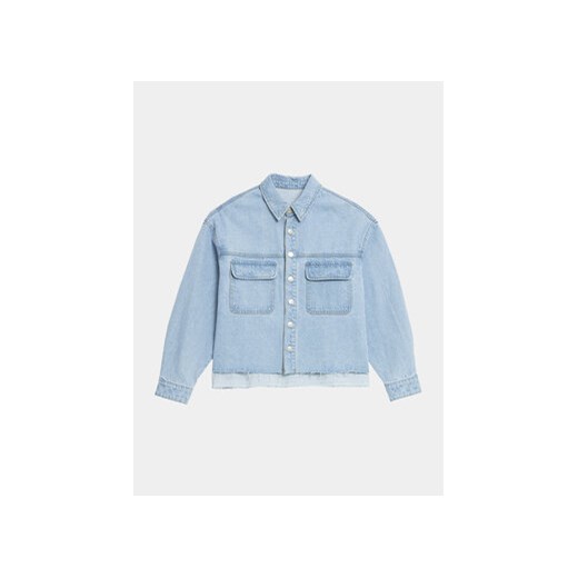 Outhorn Koszula jeansowa OTHAW23TSHIF028 Błękitny Regular Fit ze sklepu MODIVO w kategorii Koszule damskie - zdjęcie 172389919