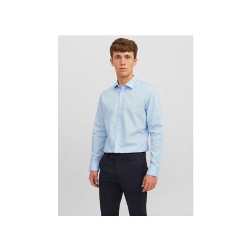 Jack&Jones Koszula 12187222 Błękitny Slim Fit ze sklepu MODIVO w kategorii Koszule męskie - zdjęcie 172390146