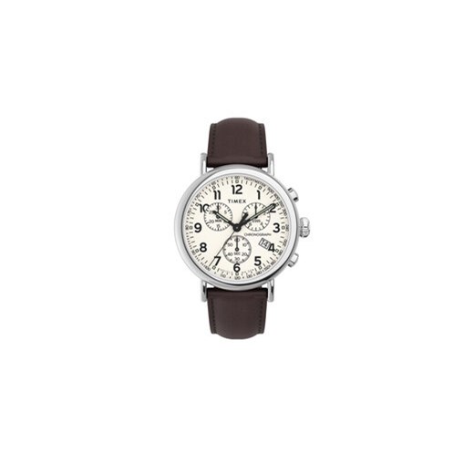 Timex Zegarek Standard Chronograph TW2V27600 Brązowy uniwersalny wyprzedaż MODIVO