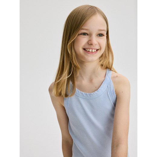 Reserved - Sukienka z efektem sprania - jasnoniebieski ze sklepu Reserved w kategorii Sukienki dziewczęce - zdjęcie 172390498