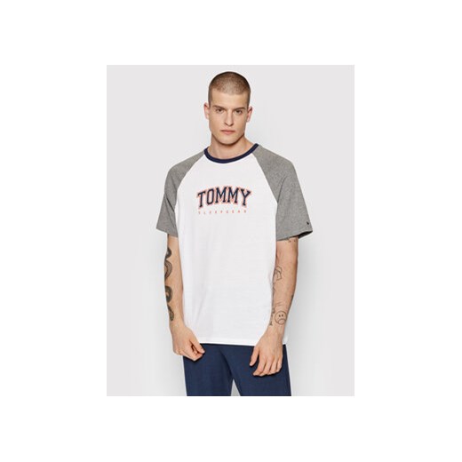 Tommy Hilfiger T-Shirt Cn Ss Logo UM0UM02351 Biały Regular Fit Tommy Hilfiger XL wyprzedaż MODIVO