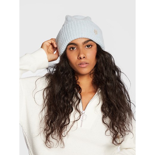 Czapka Tommy Hilfiger Th Timeless Cable Beanie AW0AW13826 C1O Tommy Hilfiger one size wyprzedaż eobuwie.pl