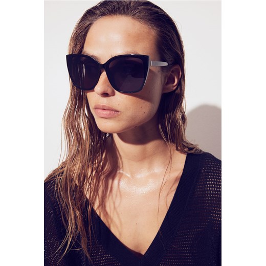 H & M - Okulary przeciwsłoneczne - Czarny ze sklepu H&M w kategorii Okulary przeciwsłoneczne damskie - zdjęcie 172393336