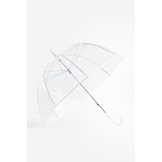 H & M - Przezroczysta parasolka - Biały ze sklepu H&M w kategorii Parasole - zdjęcie 172393359