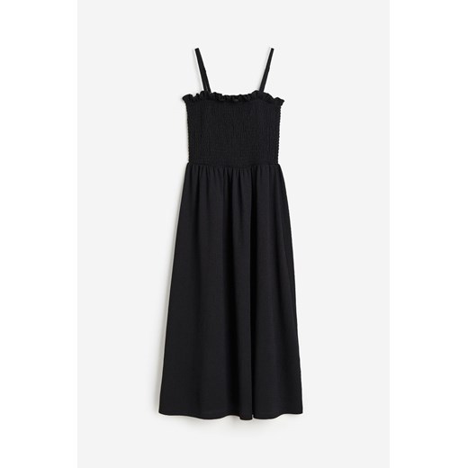 H & M - Sukienka z elastycznym marszczeniem - Czarny ze sklepu H&M w kategorii Sukienki - zdjęcie 172393399