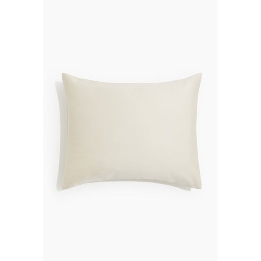 H & M - Satynowa poszewka na poduszkę - Beżowy ze sklepu H&M w kategorii Poszewki na poduszki - zdjęcie 172393408