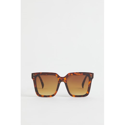 H & M - Okulary przeciwsłoneczne - Brązowy H & M One Size H&M