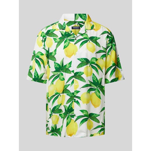 Koszula casualowa o kroju regular fit z nadrukiem na całej powierzchni ze sklepu Peek&Cloppenburg  w kategorii Koszule męskie - zdjęcie 172393576