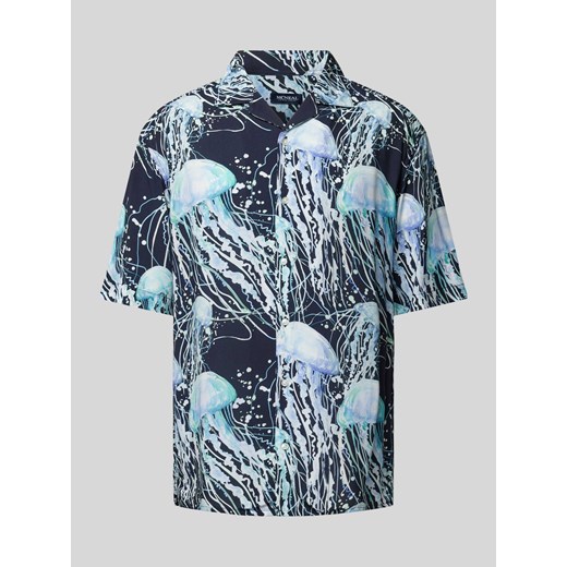 Koszula casualowa o kroju regular fit z nadrukiem na całej powierzchni ze sklepu Peek&Cloppenburg  w kategorii Koszule męskie - zdjęcie 172393599